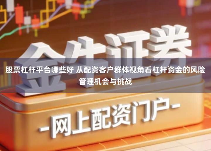股票杠杆平台哪些好 从配资客户群体视角看杠杆资金的风险管理机会与挑战