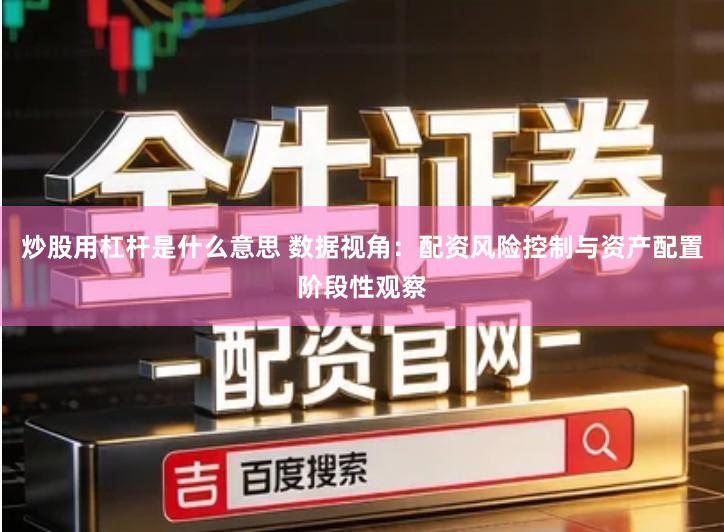 炒股用杠杆是什么意思 数据视角：配资风险控制与资产配置阶段性观察